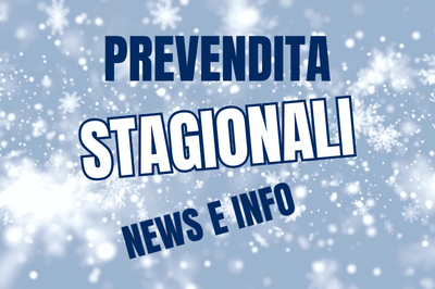 PREVENDITA STAGIONALE
